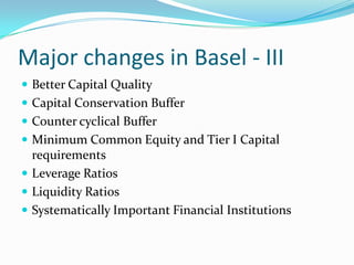 An Overview of the Basel Norms | PPTX