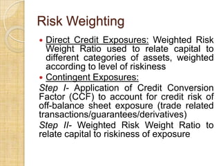 Weighting Risk Financial Basel I | PPTX