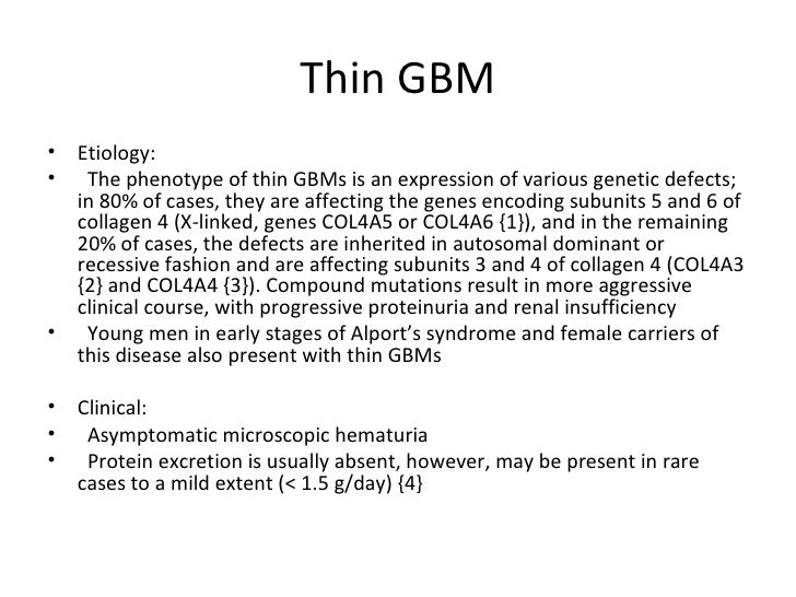 Basement Membrane Abnormalities