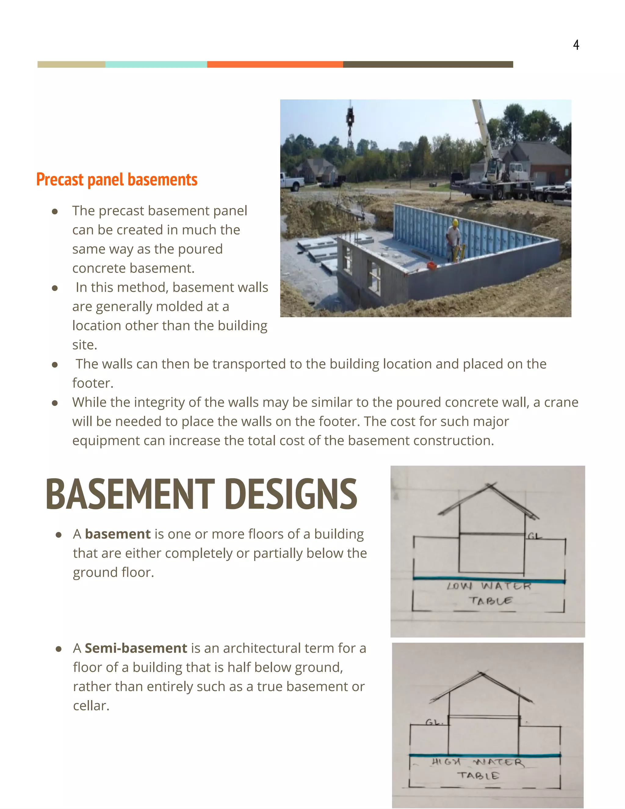Basement construction report | PDF