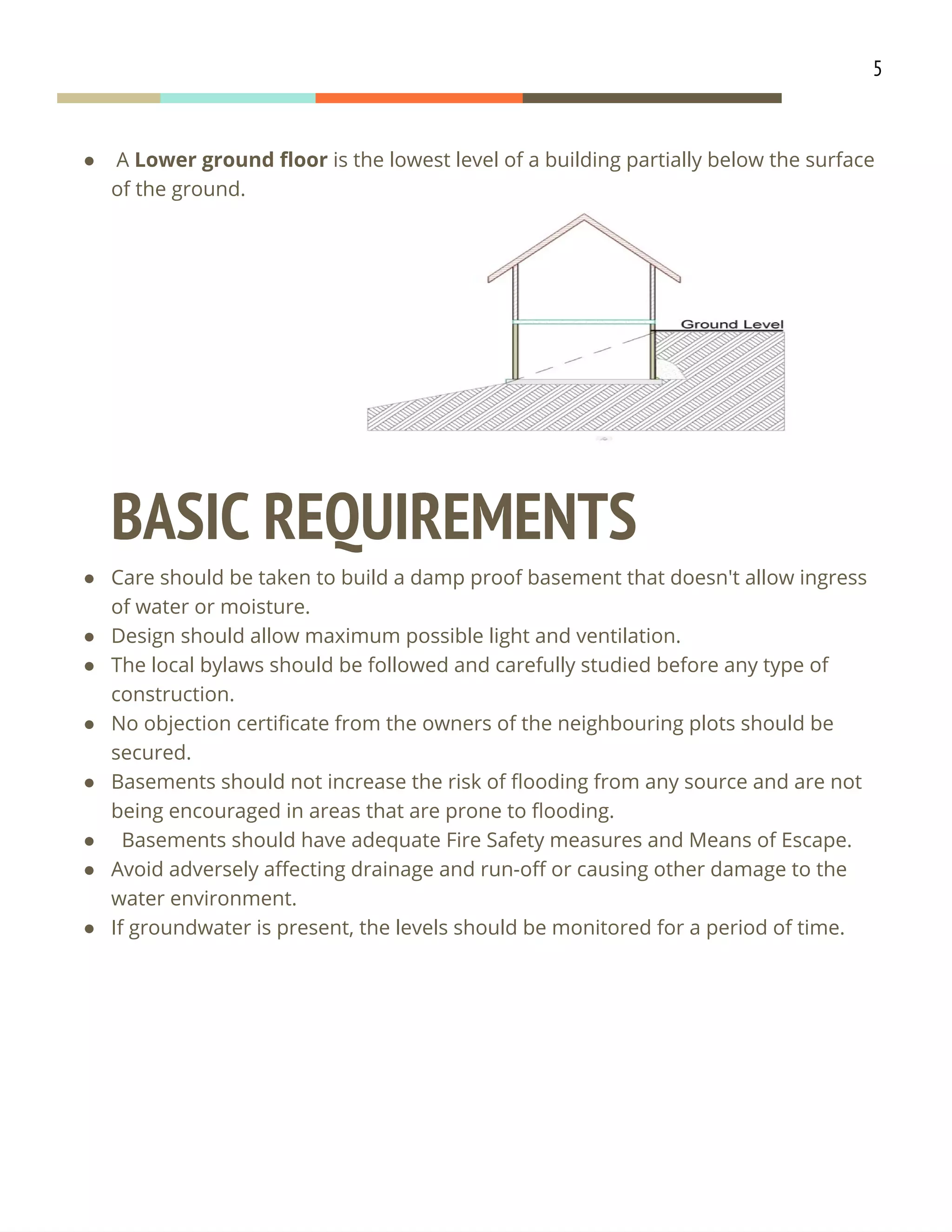 Basement construction report | PDF