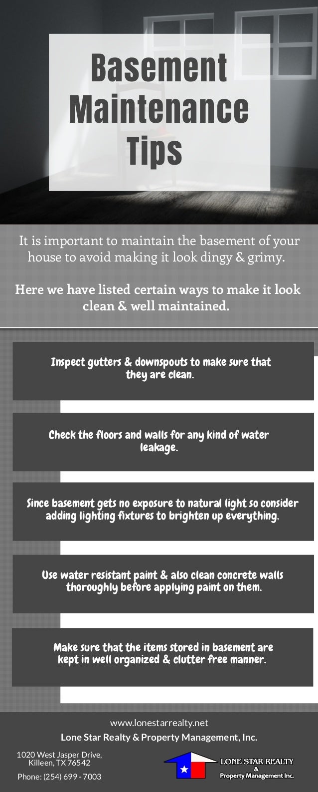 Basement Maintenance Tips