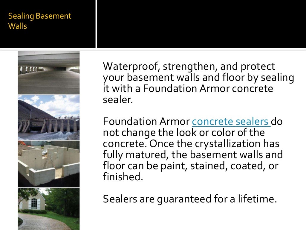 Basement wall sealers How to seal basement walls