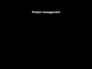 ManagementCreative
Project management
 