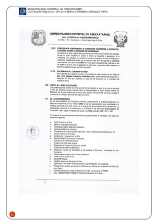 MUNICIPALIDAD DISTRITAL DE PAUCARTAMBO
LICITACION PUBLICA N° 001-2016-MDP/CS-PRIMERA CONVOCATORIA
31
 