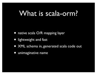 Scala + WattzOn, sitting in a tree....