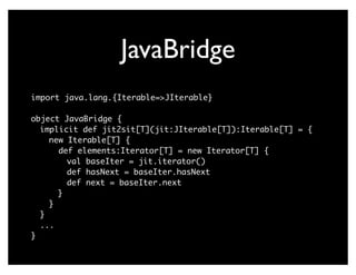 Scala + WattzOn, sitting in a tree....