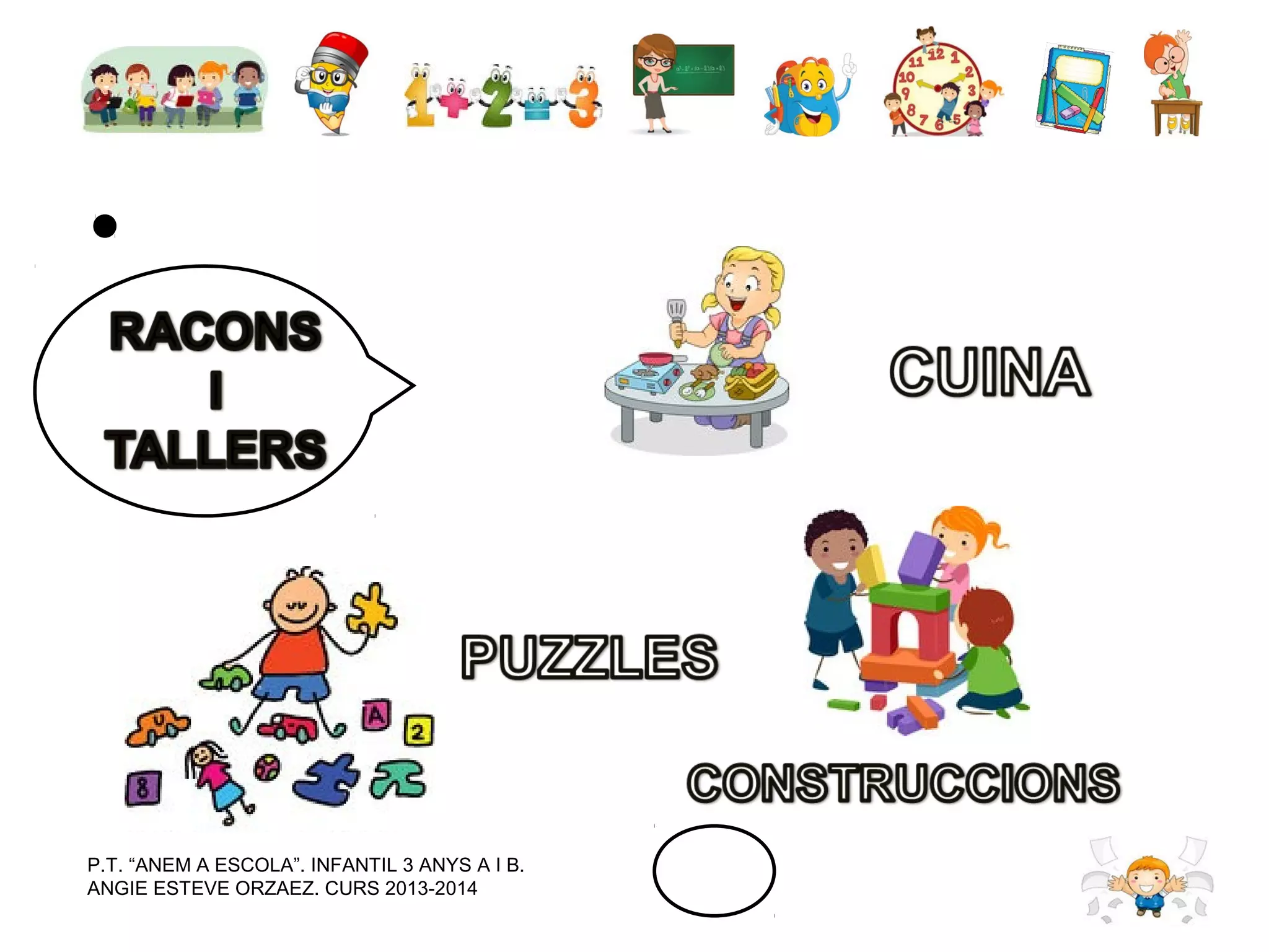 P.T. “ANEM A ESCOLA”. INFANTIL 3 ANYS A I B.
ANGIE ESTEVE ORZAEZ. CURS 2013-2014

 