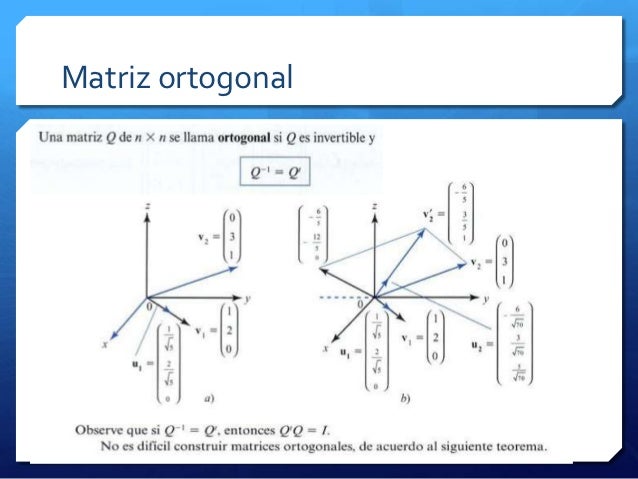 Bases ortonormales