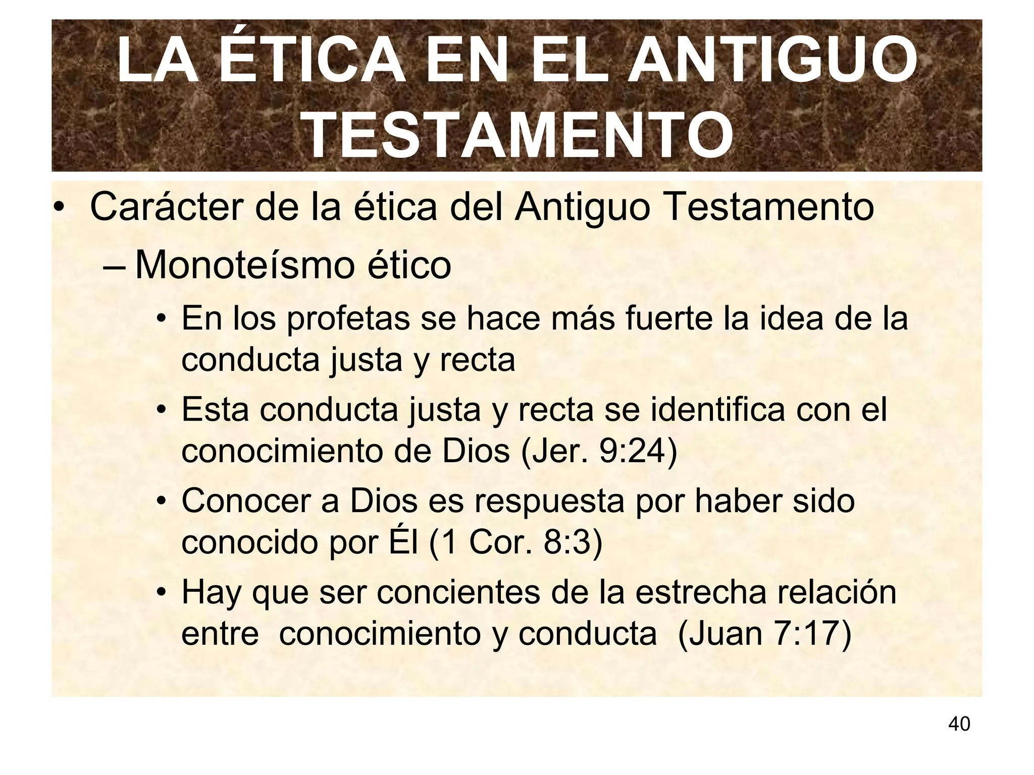 Bases-Biblicas-de-La-Etica.en la iglesia de cristopptx | PPT