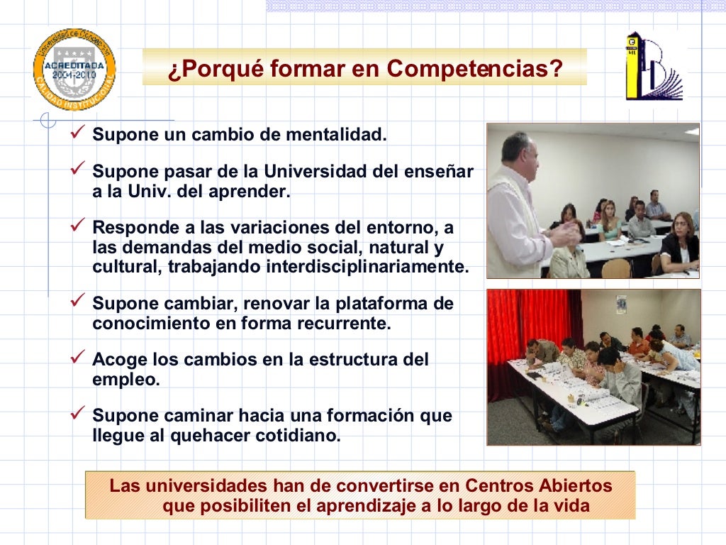 Bases Conceptuales del Nuevo Modelo Curricular Basado en
