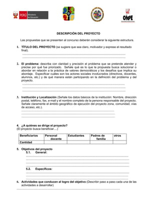 Bases Concurso Practica Democratica En I.E.