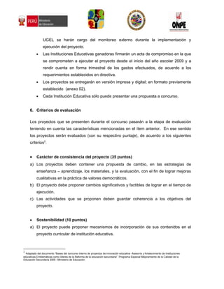 Bases Concurso Practica Democratica En I.E.