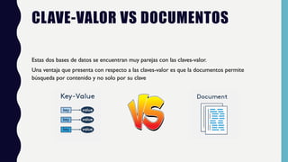 Bases de Datos NoSQL Clave-Valor: Conceptos, Características y Uso | PPTX