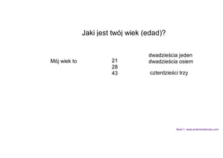 Bases de idioma polaco: introducción al curso de polaco Nivel 1 