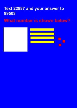Text 22887 and your answer to 99503What number is shown below?