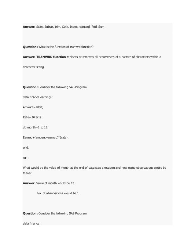 interview question in sas clinical sdtm interview question in sas clinical sdtm