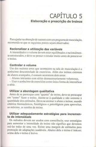 Bases cientifica do treinamento de hipertrofia