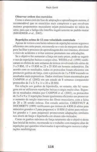 Bases cientifica do treinamento de hipertrofia