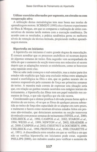 Bases cientifica do treinamento de hipertrofia