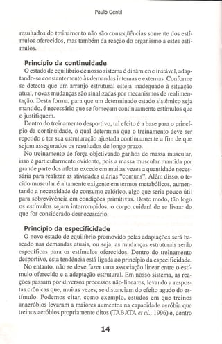 Bases cientifica do treinamento de hipertrofia