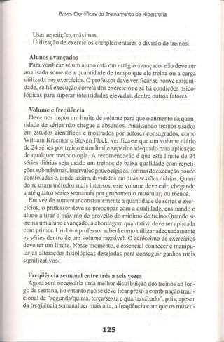 Bases cientifica do treinamento de hipertrofia