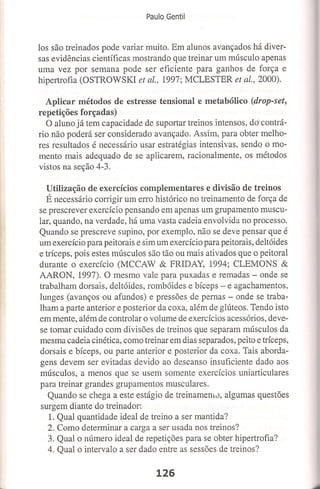 Bases cientifica do treinamento de hipertrofia