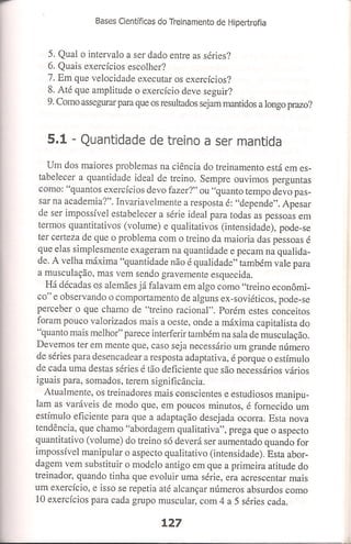 Bases cientifica do treinamento de hipertrofia