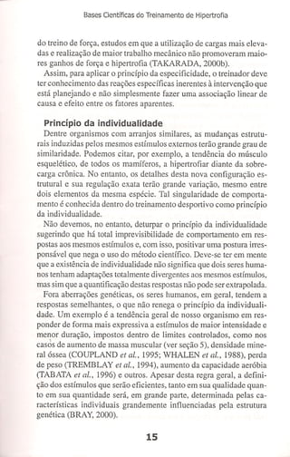 Bases cientifica do treinamento de hipertrofia