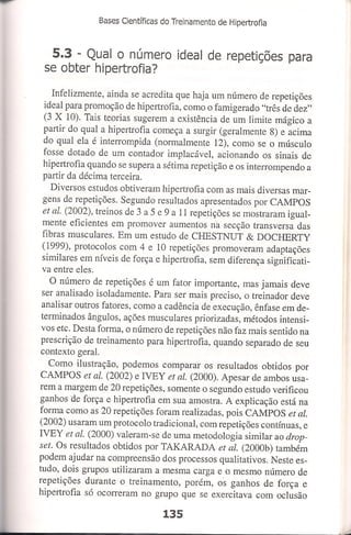 Bases cientifica do treinamento de hipertrofia