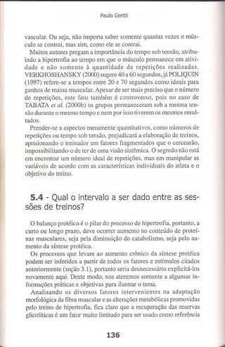 Bases cientifica do treinamento de hipertrofia