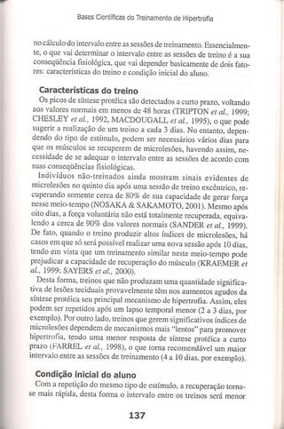 Bases cientifica do treinamento de hipertrofia