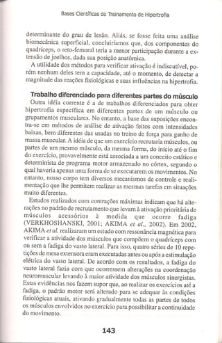 Bases cientifica do treinamento de hipertrofia