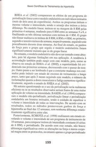 Bases cientifica do treinamento de hipertrofia