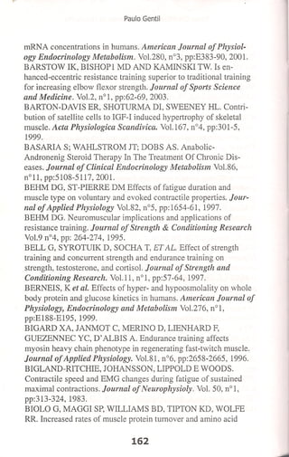 Bases cientifica do treinamento de hipertrofia