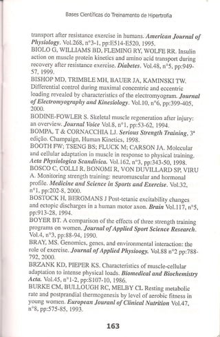 Bases cientifica do treinamento de hipertrofia
