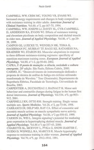 Bases cientifica do treinamento de hipertrofia