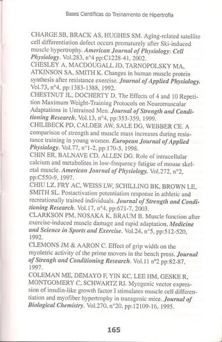 Bases cientifica do treinamento de hipertrofia