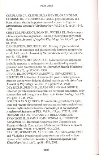 Bases cientifica do treinamento de hipertrofia