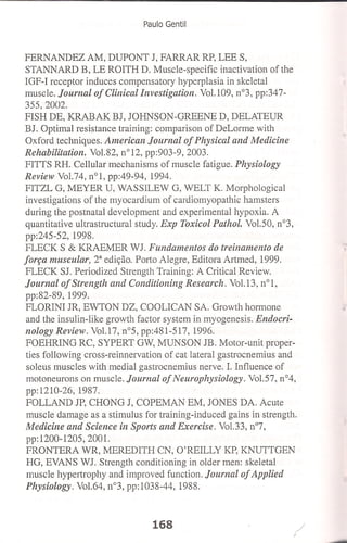 Bases cientifica do treinamento de hipertrofia