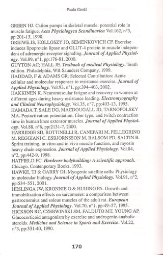 Bases cientifica do treinamento de hipertrofia
