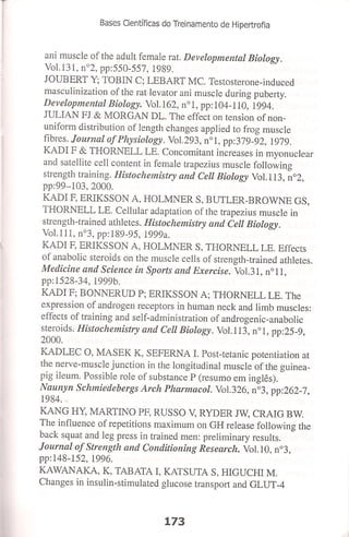 Bases cientifica do treinamento de hipertrofia