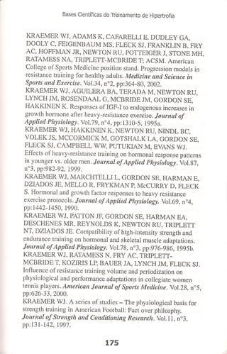 Bases cientifica do treinamento de hipertrofia