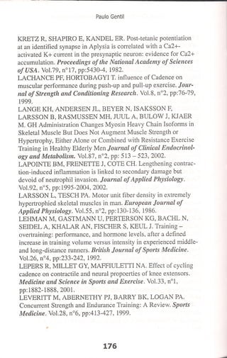 Bases cientifica do treinamento de hipertrofia