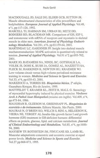 Bases cientifica do treinamento de hipertrofia