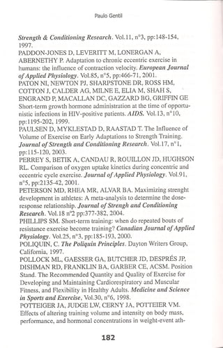 Bases cientifica do treinamento de hipertrofia