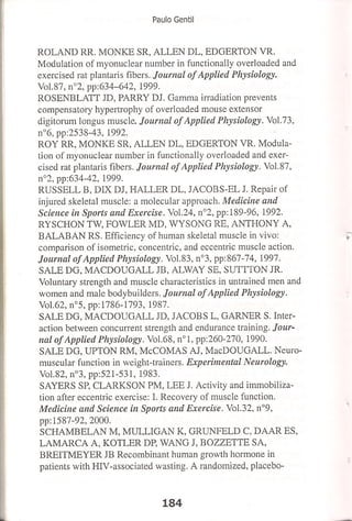 Bases cientifica do treinamento de hipertrofia