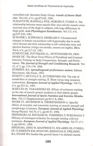 Bases cientifica do treinamento de hipertrofia