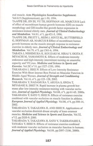 Bases cientifica do treinamento de hipertrofia