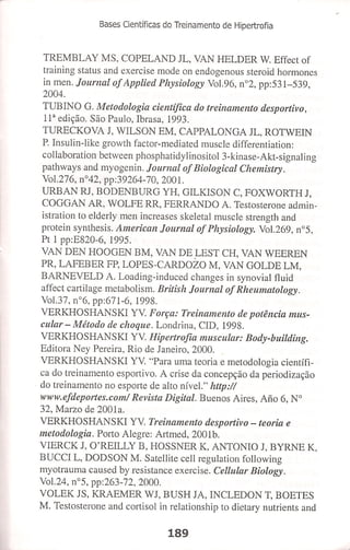 Bases cientifica do treinamento de hipertrofia